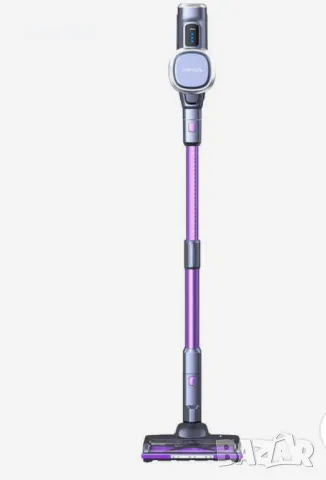 Безжична вертикална прахосмукачка Lubluelu 202, 220 W, HEPA филтър, Лилав