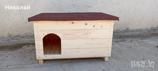 Голяма дървена къща за котки , къща колиба за коте куче , комашен любимец семейство котки