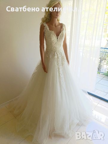 НОВА Сватбена булчинска рокля, снимка 3 - Сватбени рокли - 45127102