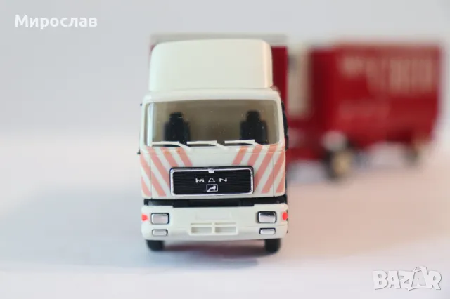 HERPA H0 1/87 МАН MAN КАМИОН ТИР МОДЕЛ, снимка 5 - Колекции - 50142621