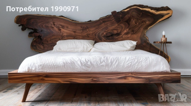 Спалня от масивна дървесина по поръчка