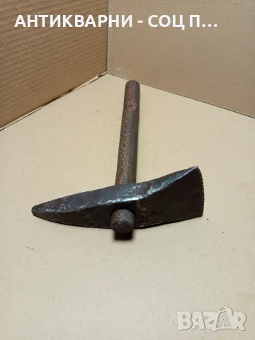 Соц Стар Ръчно Кован Каменоделски Чук Тегло 1.300кг., снимка 2 - Антикварни и старинни предмети - 50436420