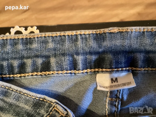 Дънки еластични маркови размер 38 Premium denim, снимка 5 - Дънки - 53847386