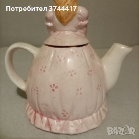 Рядка находка Очарователен винтаж чайник изработен от Shawnee Pottery само за декоративни цели , снимка 10 - Декорация за дома - 44961675