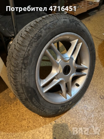 4 бр. Джанти BORBET с Гуми DUNLOP 195/60 R15 за Toyota Corrola 2005, снимка 5 - Гуми и джанти - 53192093