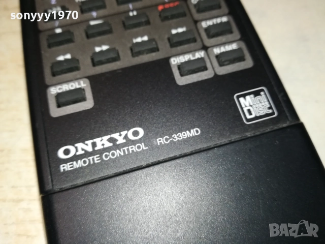 ONKYO RC-339MD MINIDISC REMOTE-ВНОС SWISS 1910252012, снимка 4 - Декове - 52110217