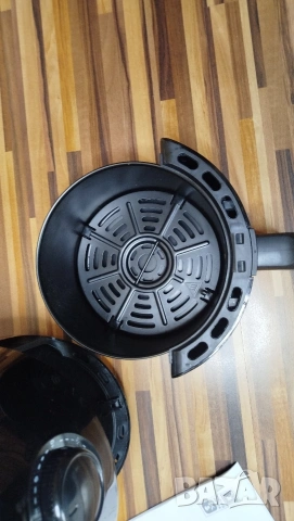 Фритюрник с горещ въздух , 1000W, 2 л, Черен, снимка 10 - Фритюрници - 42457789