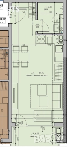 Продавам едностаен апартамент-50.05м2, снимка 11 - Апартаменти - 52545533