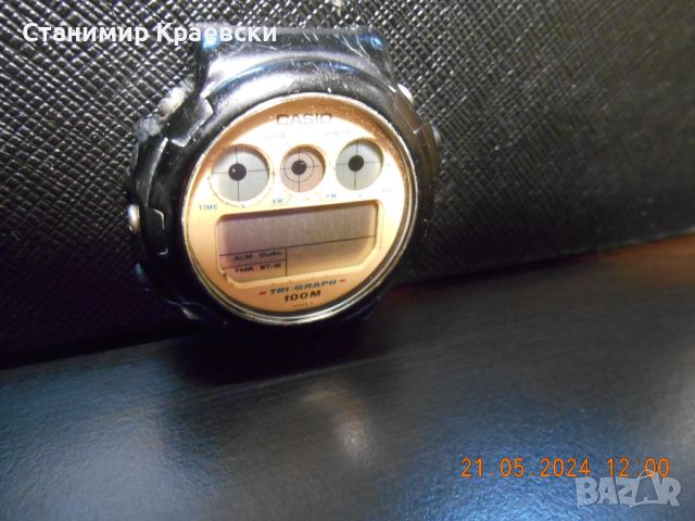 Casio TGW-10 Tri- Graph Watch Vintage 88 for repair, снимка 4 - Други ценни предмети - 46104059