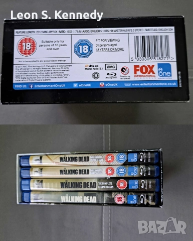 The Walking Dead - Season 1-4 (Blu-ray), снимка 2 - Blu-Ray филми - 54183299