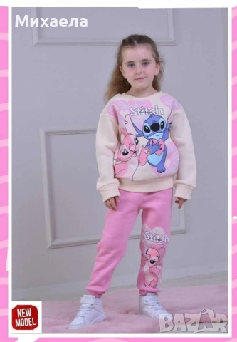 Детски памучни, ватирани комплекти за момиченце - няколко цвята - 32 лв., снимка 2 - Детски комплекти - 52461471