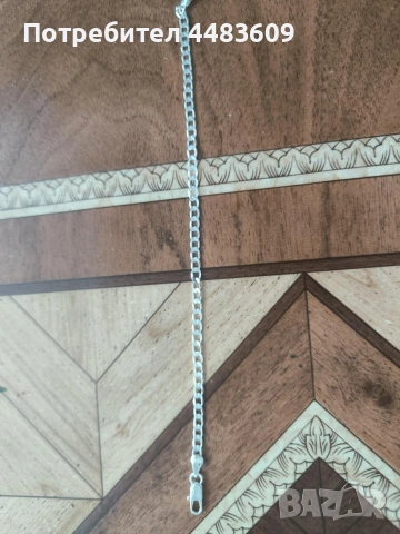 Сребърна Гривна , снимка 4 - Гривни - 53188728