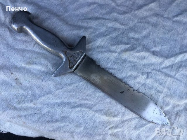 стар водолазен нож - MADE IN HUNGARY, снимка 5 - Ножове - 46403255