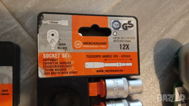 гедоре комплект вложки тресчотка 3/8 и 1/2, снимка 6 - Гедорета - 52687717