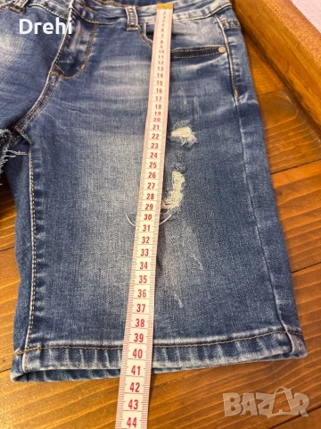 Дънков сет къси панталони размер М , снимка 2 - Къси панталони и бермуди - 51064678