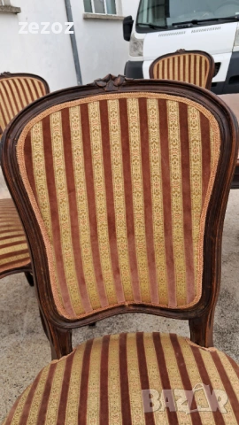 Комплект маса и шест стола масив, снимка 8 - Маси - 53942884