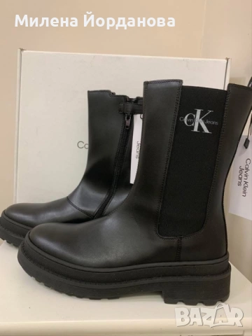 Боти Chelsea Calvin Klein , снимка 3 - Дамски боти - 52323787