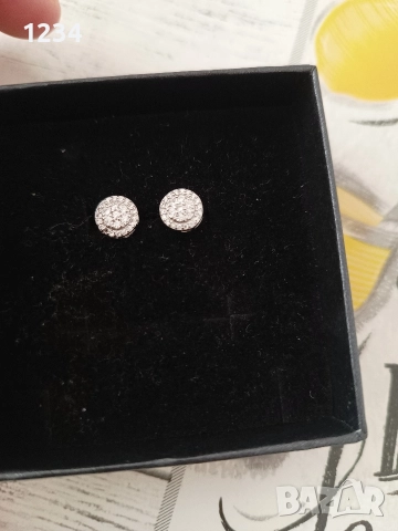 дамски сребърни обеци различни видове , снимка 3 - Обеци - 52851556