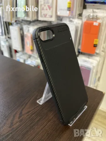 Apple iPhone 7/8/SE 2020/2022 Carbon Fiber силиконов гръб / кейс, снимка 2 - Калъфи, кейсове - 47227746