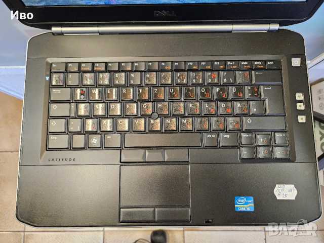 14" лаптоп DELL P16G Core i5, RAM 8GB, Windows 10 Pro SSD 120GB  В отлично техническо и визуално със, снимка 3 - Лаптопи за дома - 52882503