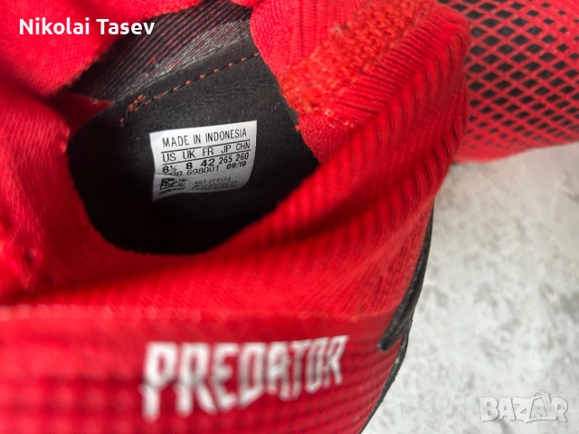 ADIDAS PREDATOR Обувки за футбол, снимка 4 - Спортни обувки - 54219767