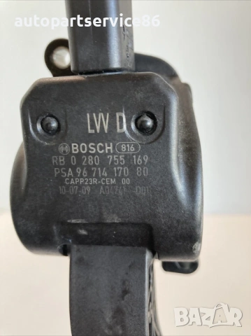 Педал на газта за Peugeot 3008 1.6 HDi (2010) 0280755169 , снимка 2 - Части - 53568432