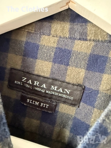 Мъжка риза Zara M L размер, снимка 2 - Ризи - 53500970