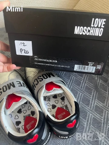 Love Moschino Сникърси  37, снимка 9 - Дамски ежедневни обувки - 50450846