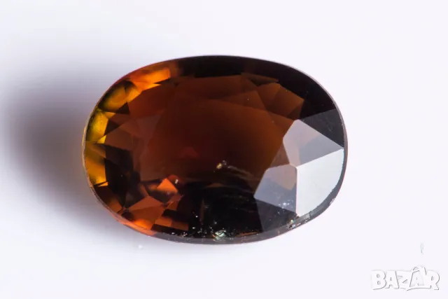 Оранжев турмалин 0.95ct овална шлифовка, снимка 1 - Други - 47095973