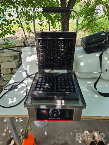 Гофретник тип швейцарска вафла на ток професионален втора употреба 