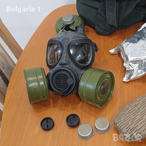 Шведски противогаз с филтър и чанта/сумка, манерки и тактическа сбруя , снимка 3 - Други ценни предмети - 53378863