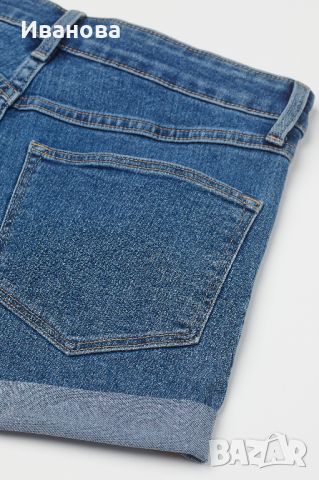 H&M Къси дънкови панталонки, снимка 3 - Къси панталони и бермуди - 46007323