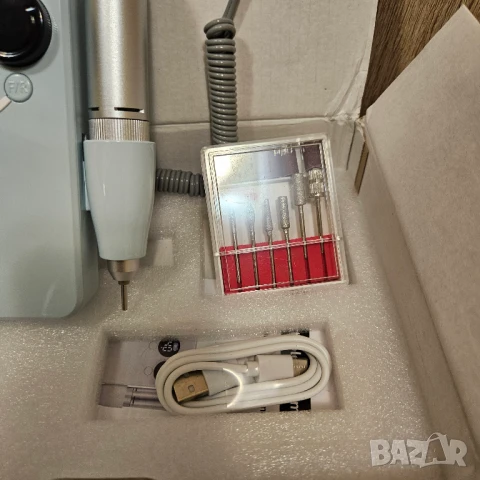 Нов модел пила за ннокти, 40000 оборота, професионална, снимка 7 - Продукти за маникюр - 50748457