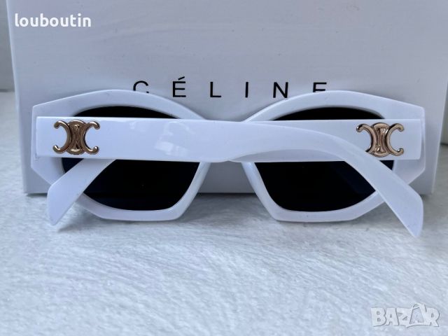 Celine 2024 дамски слънчеви очила 2 цвята бели черни, снимка 12 - Слънчеви и диоптрични очила - 46129442