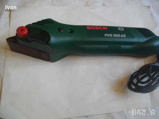 BOSCH PVS300AE Швейцарски оригинален 2004г. Мини лентов шлайф двустранен Made in Switzerland 300Вата, снимка 4 - Други инструменти - 46884072