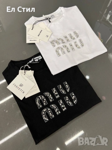 🩷Дамска тениска ✨🔥🔥🔥 👍 ✨𝗣𝗿𝗶𝗰e :15€ НА ЕДРО ✨𝗦ı𝘇𝗲: S M L XL XXL 📌5 бр, снимка 5 - Тениски - 53671978