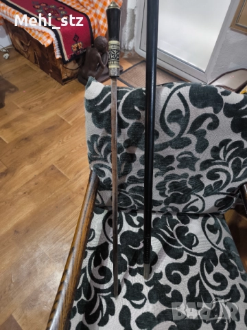 Стар антикварен бастун с острие., снимка 4 - Антикварни и старинни предмети - 52987946