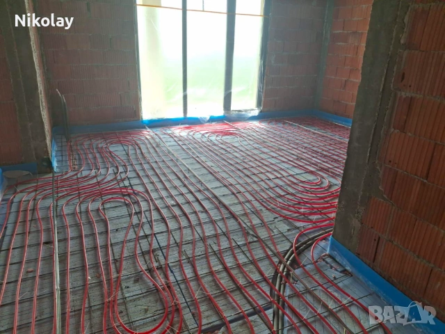 Полагане на водно подово отопление, снимка 3 - Монтажи - 54033545