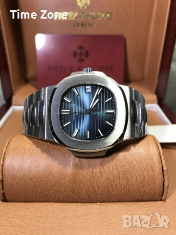 Patek Philippe Nautilus 40mm Blue Dial Automatic Различни Варианти, снимка 2 - Мъжки - 54049606