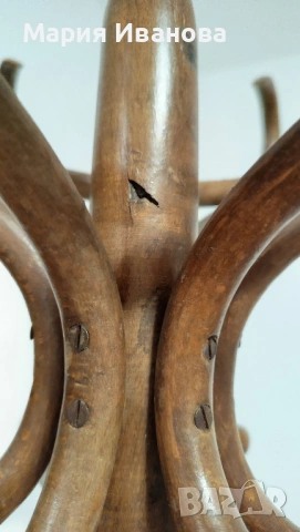 Стойка за закачане на дрехи - "виенски стил" дървена закачалка, снимка 18 - Закачалки - 53597256
