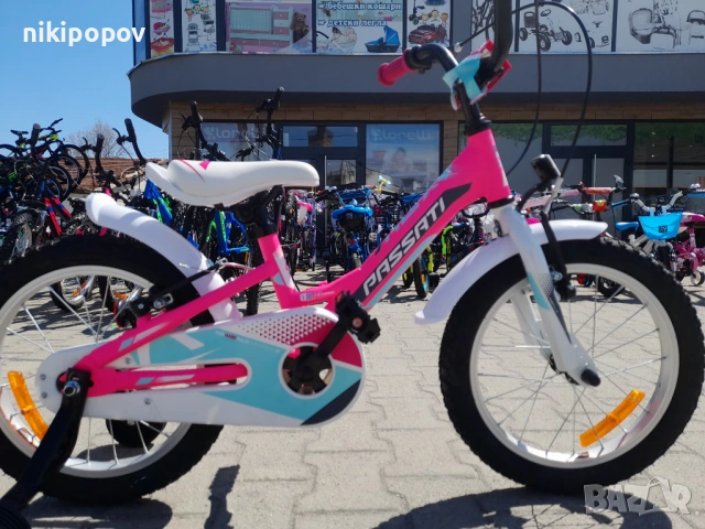 PASSATI Велосипед 16" ALEX розов, снимка 3 - Велосипеди - 53759471