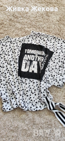 блуза pausse negative , снимка 2 - Тениски - 54136152