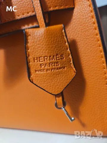 Чанта Hermes оранжева, снимка 4 - Чанти - 48036544