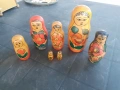 Лот стари руски матрьошки кукла фигура играчка, снимка 2