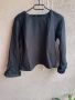 Черна зимна блузка, снимка 1 - Блузи с дълъг ръкав и пуловери - 45964412