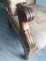 Винтидж кресло/голям масивен дървен стол/ръчна дърворезба, снимка 3