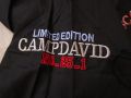 НОВА черна мъжка памучна риза CAMP DAVID размер M от Германия, снимка 6