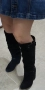 Ботуши от естествена телеш.кожа и велур. От Италия., снимка 12