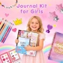 Нов Творчески комплект за момичета 8-12 DIY дневник и стикери Идеален подарък, снимка 2