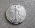 САЩ.  1 сребърен долар. 1999 година.  Американски сребърен орел  Сребро 0.999 ., снимка 4